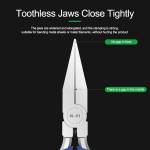 relife rl-111-5-inch-high-carbon-steel-toothless-flat-nose-pliers-for-mobile-phone-repair-11