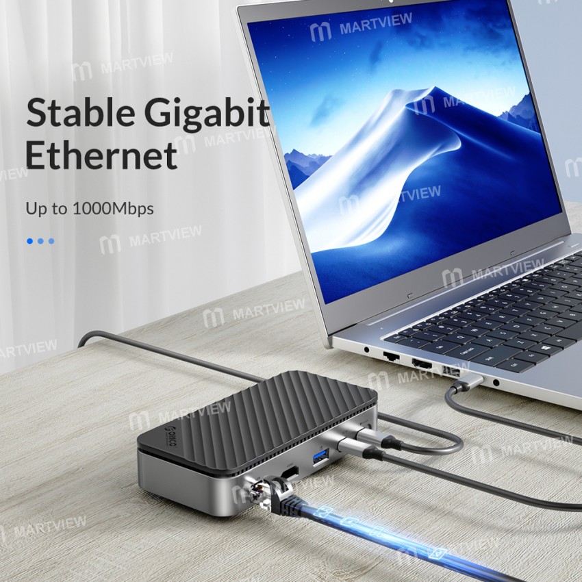 orico dpm2p9-10-in-1-usb-c-10gbps-pd-100w-rj45-sd-tf-4k-docking-station-with-m2-ssd-enclosure-12