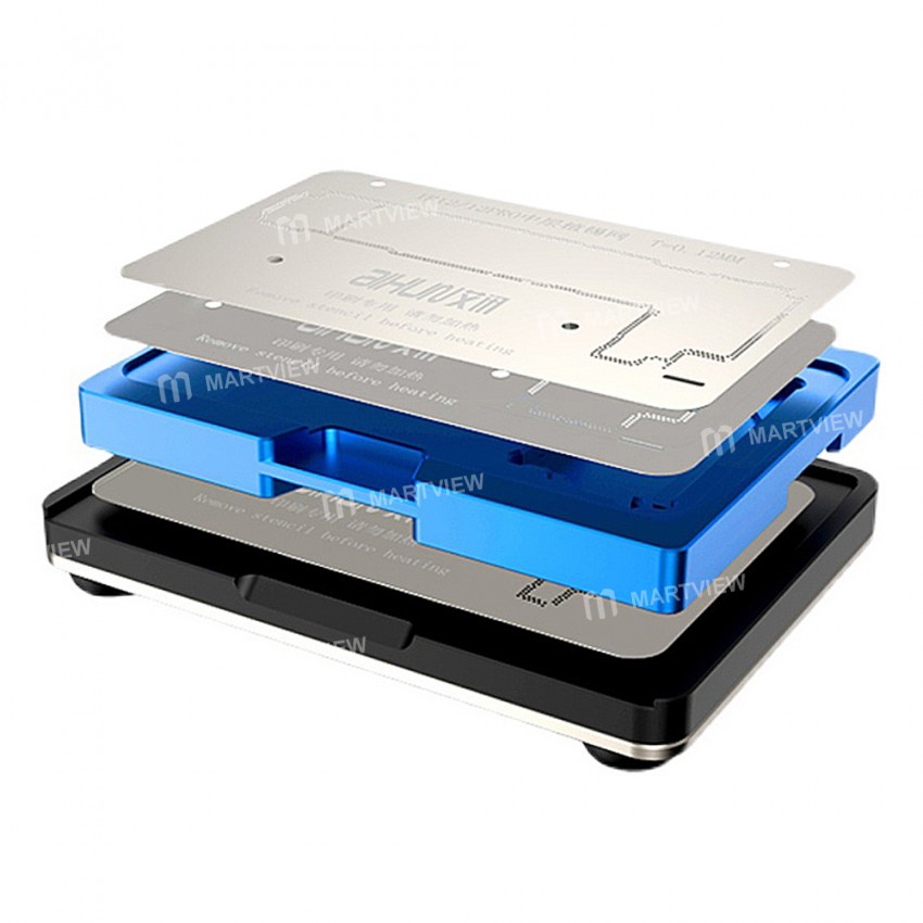 Aixun Z12 BGA Reballing Stencil Mid-Layer Planting Tin Station For iPhone 12 / 12 Pro / 12 Pro Max /