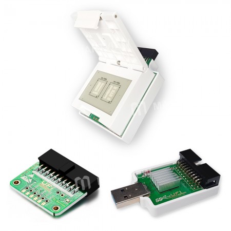BGA221 / BGA254 eMMC / eMCP Socket + USB3.0 SuperSpeed uSD / eMMC Reader + UFI ISP Adapter For GRT Dongle - India