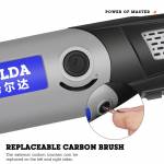 HiLDA 220V 400W 6 Position Variable Speed Mini Electric Drill with 94pcs Parts