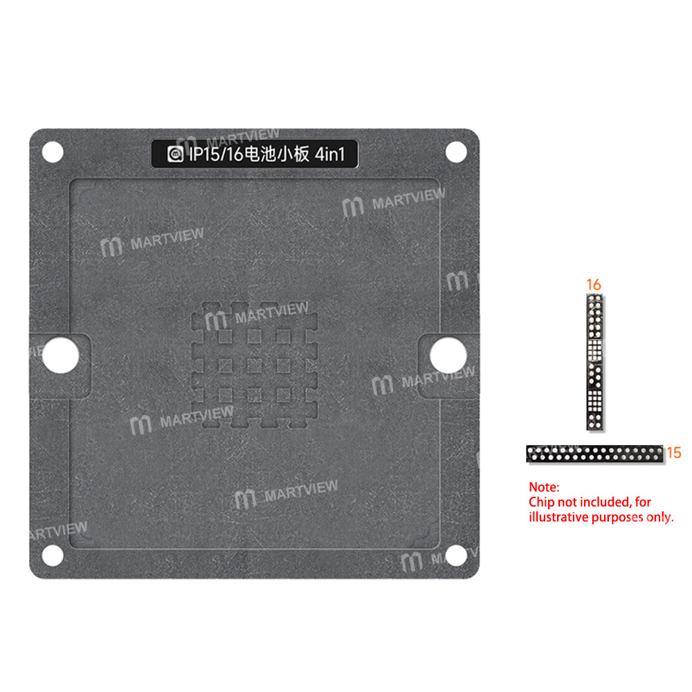 amaoe 4-in-1-iphone-battery-board-bga-reballing-stencil-tin-plating-platform-for-iphone-15-16-series