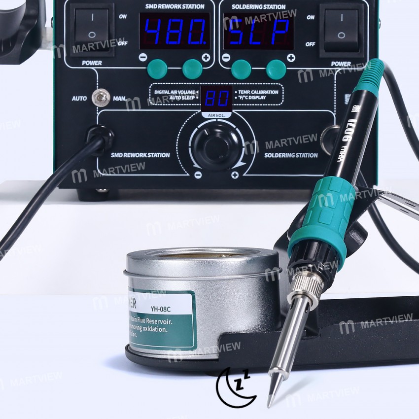 Yihua 862BD+ High Power Digital Display Hot Air Gun Soldering Station for Phone PCB Repair
