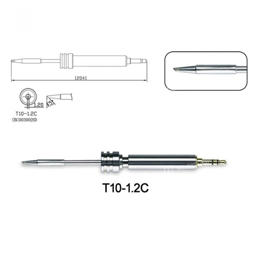 Atten T10 Series All-in-one Soldering Iron Tips for Atten GT-2010 USB Soldering Pen