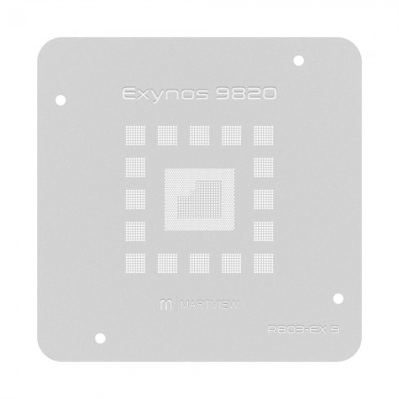 Martview RB03-EX9 CPU BGA Reballing Stencil for Samsung Exynos 9820