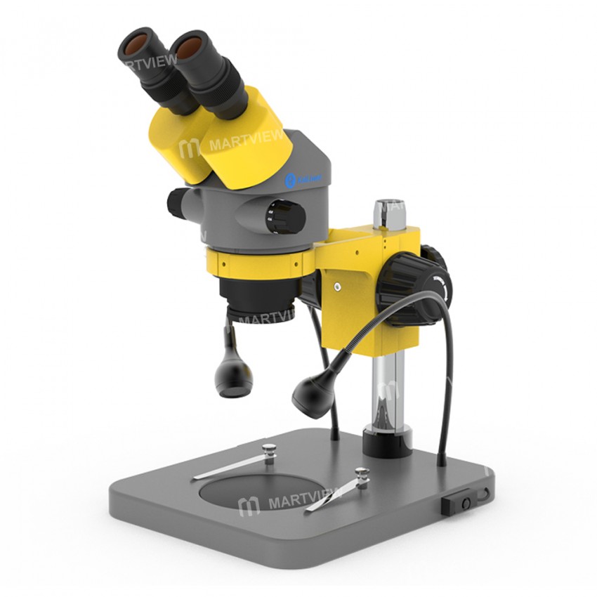 Kailiwei 0655EI 6X-55X Double Light Zoom Industrial Stereo Microscope for BGA Welding Phone Repair