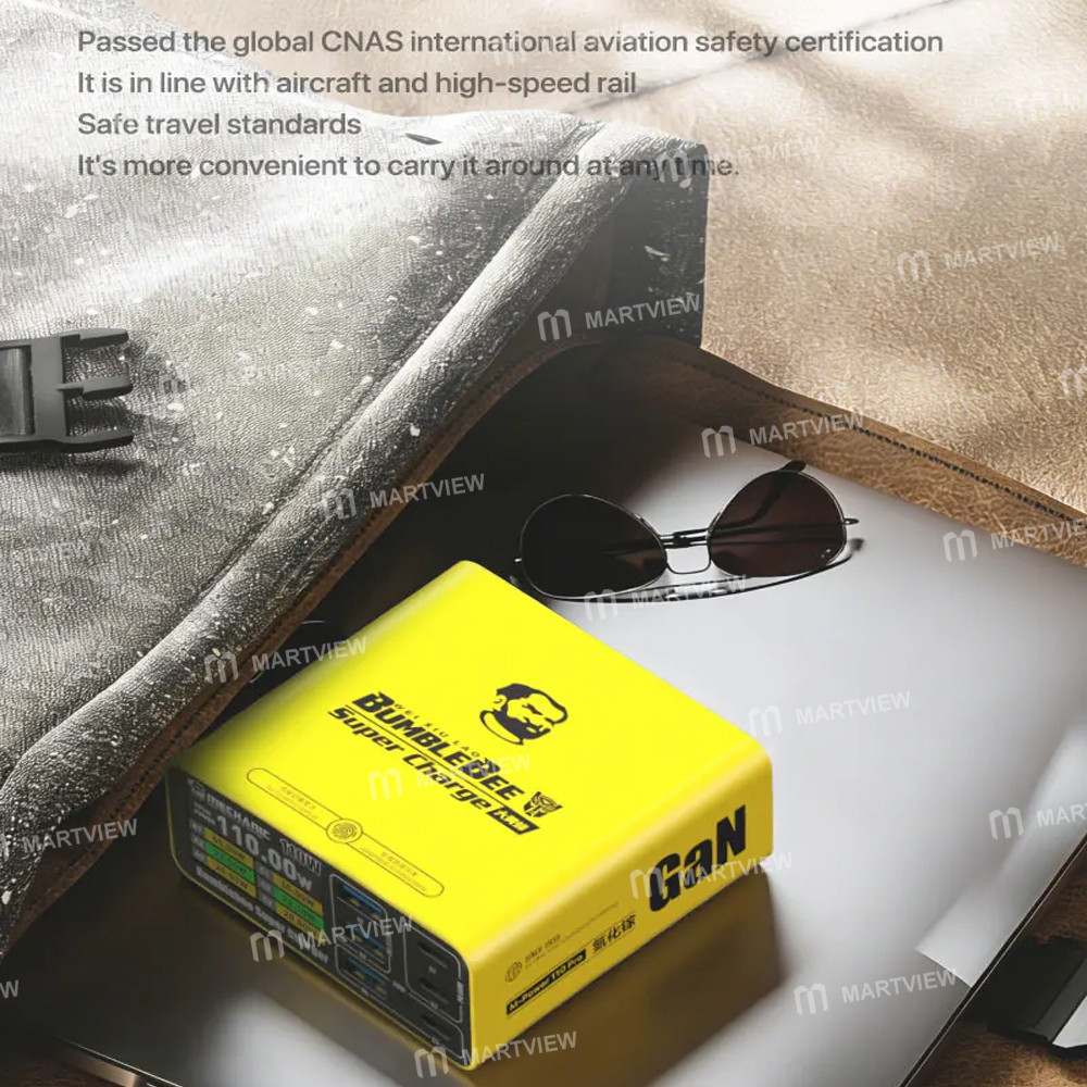 mechanic m-power-110-pro-bumblebee-gan-multi-port-fast-charging-usb-type-c-qc-pd-charging-station-9