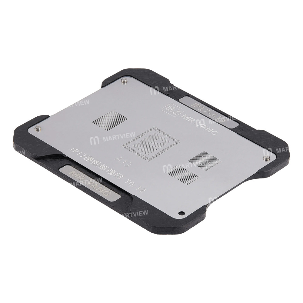 mryang 012mm-a19-board-transfer-bga-reballing-stencil-platform-for-iphone-17-4