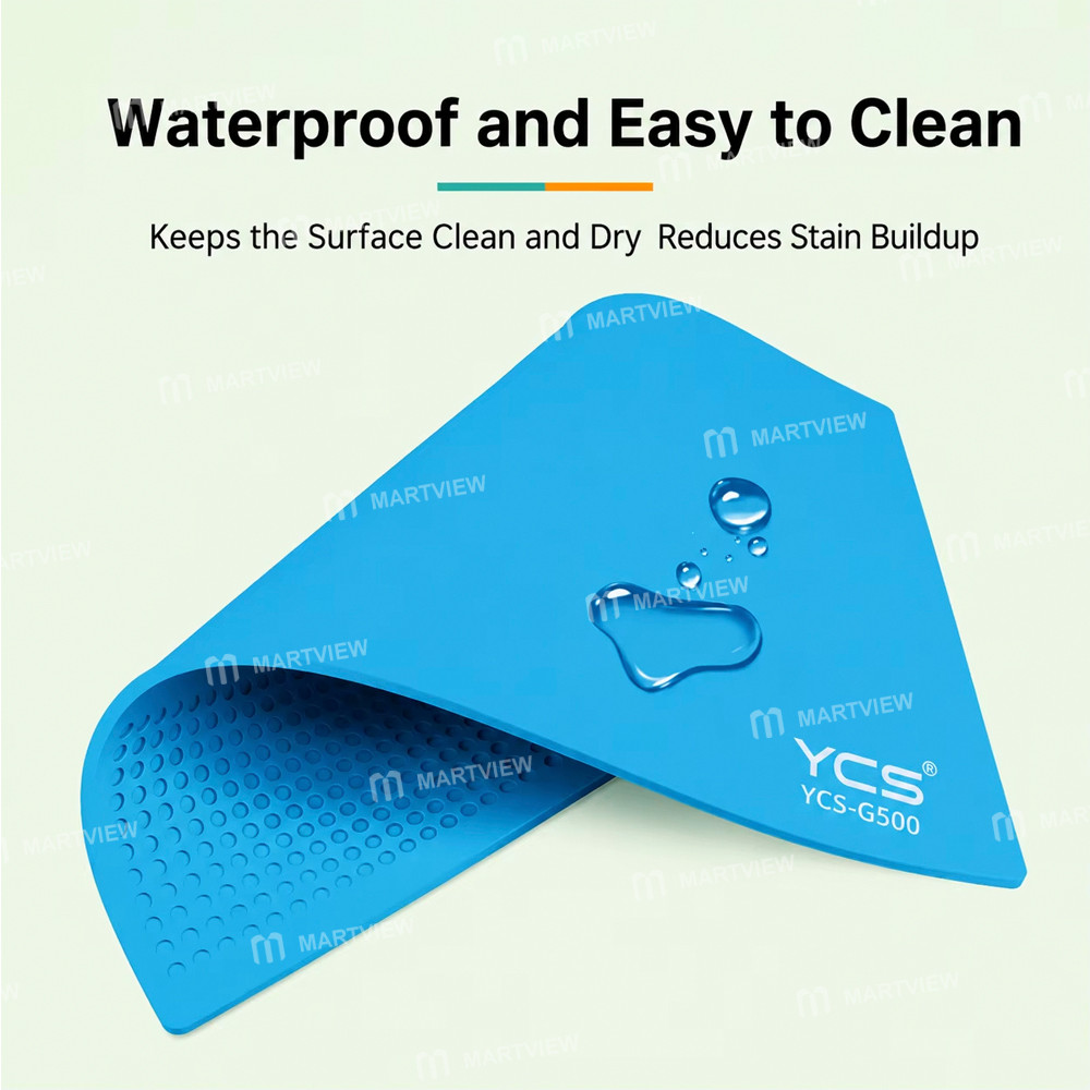 ycs g500-35x50cm-heat-resistant-anti-corrosion-silicone-mat-for-soldering-repair-6