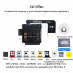 wylie e-sim-conversion-to-2-sim-card-mep-integration-solution-supports-supersnow-db-ic-for-iphone-14