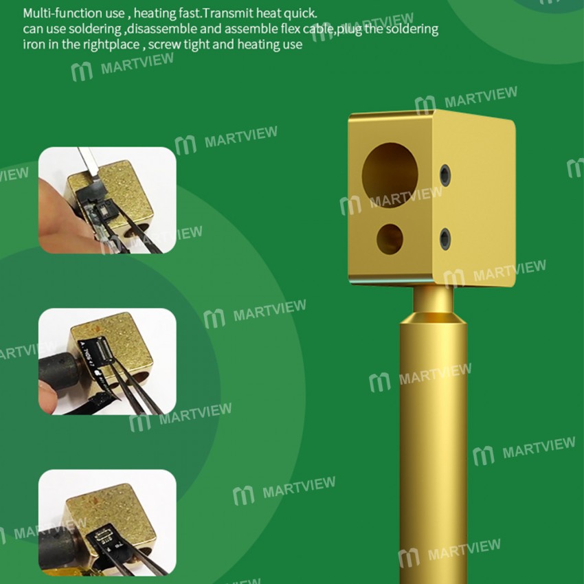 B&R 900M-T-iC3+ 3in1 Pure Copper Mini Soldering Station for Face IC Flex Cable Camera Charge Connect