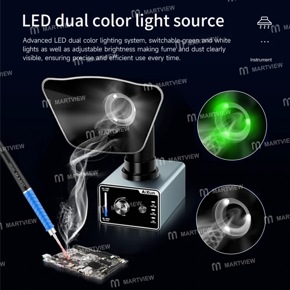 aixun es02-intelligent-fume-extractor-with-led-light-for-mobile-phone-pcb-welding-repair-7