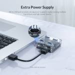 Orico MH4U-U3 4 Ports Transparent HUB USB3.0 Splitter