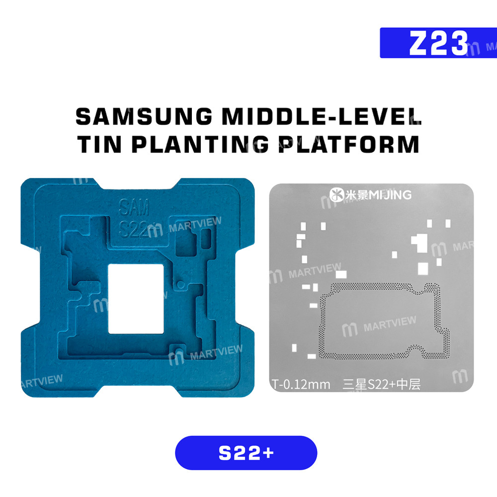 mijing z23-middle-level-tin-planting-bga-reballing-platform-set-for-samsung-galaxy-s20-to-s25-series
