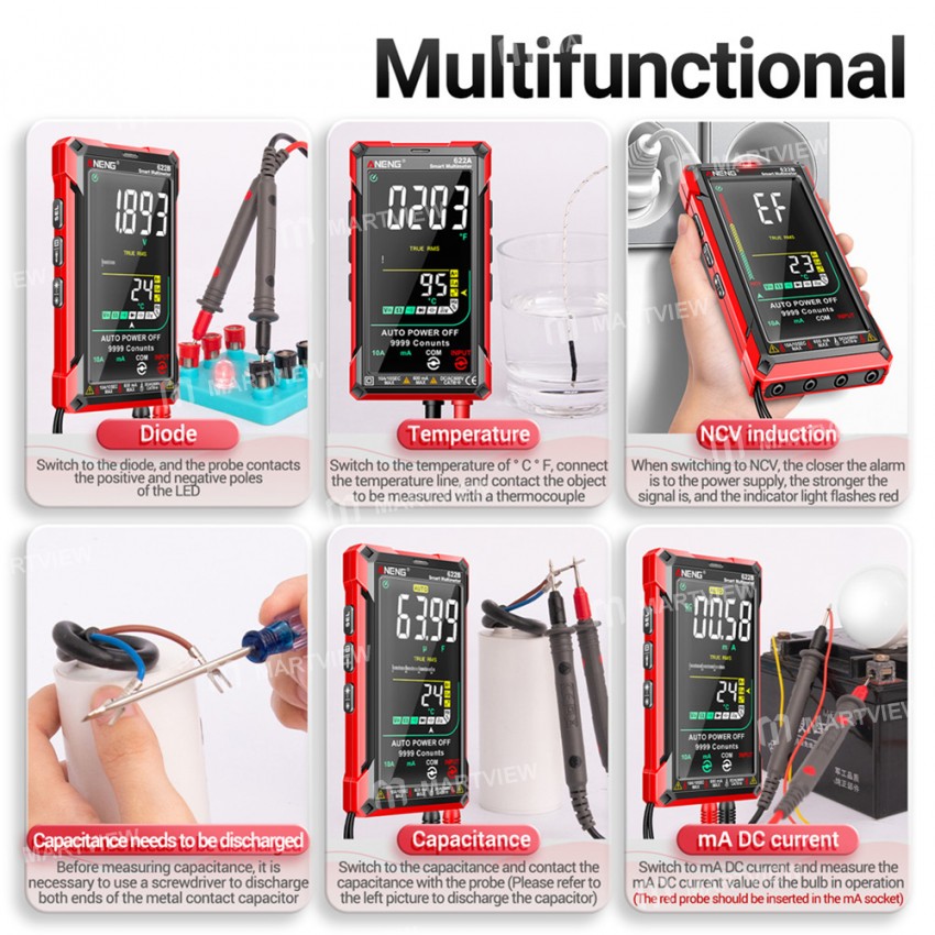 aneng 622b-auto-range-touch-color-screen-intelligent-digital-multimeter-14
