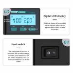 Quick 2008D+ 750W Lead-free Intelligent Digital Display Hot Air Gun Desoldering Rework Station