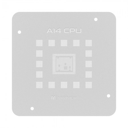 Martview RB-03 A14 CPU BGA Reballing Stencil for iPhone 12 / 12 Mini / 12 Pro / 12Pro Max