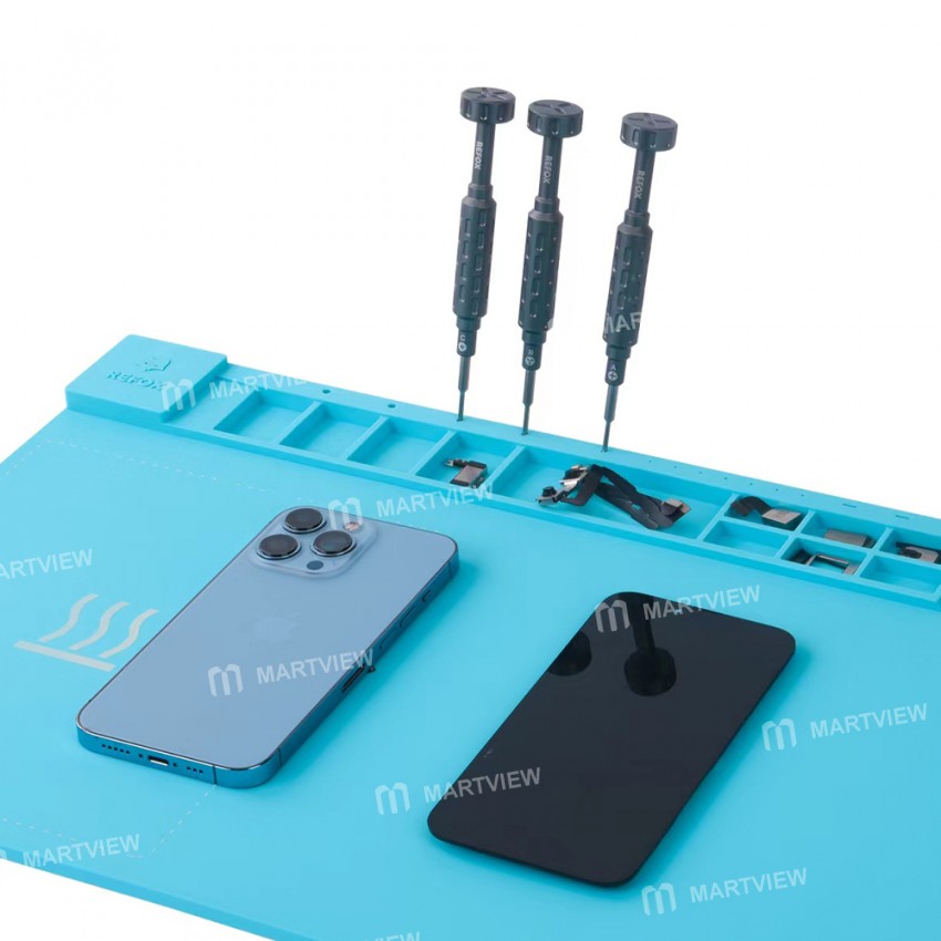 Refox RS30 ESD Professional Silicone Repair Heating Mat for Mobile Phone Repair