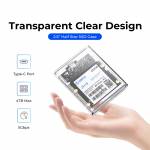 orico tc8-25-25-inch-half-size-type-c-5gbps-transparent-hard-drive-enclosure-support-auto-sleep-2
