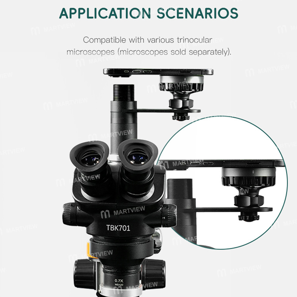 tbk magnetic-phone-charging-stand-for-trinocular-stereo-microscopes-5