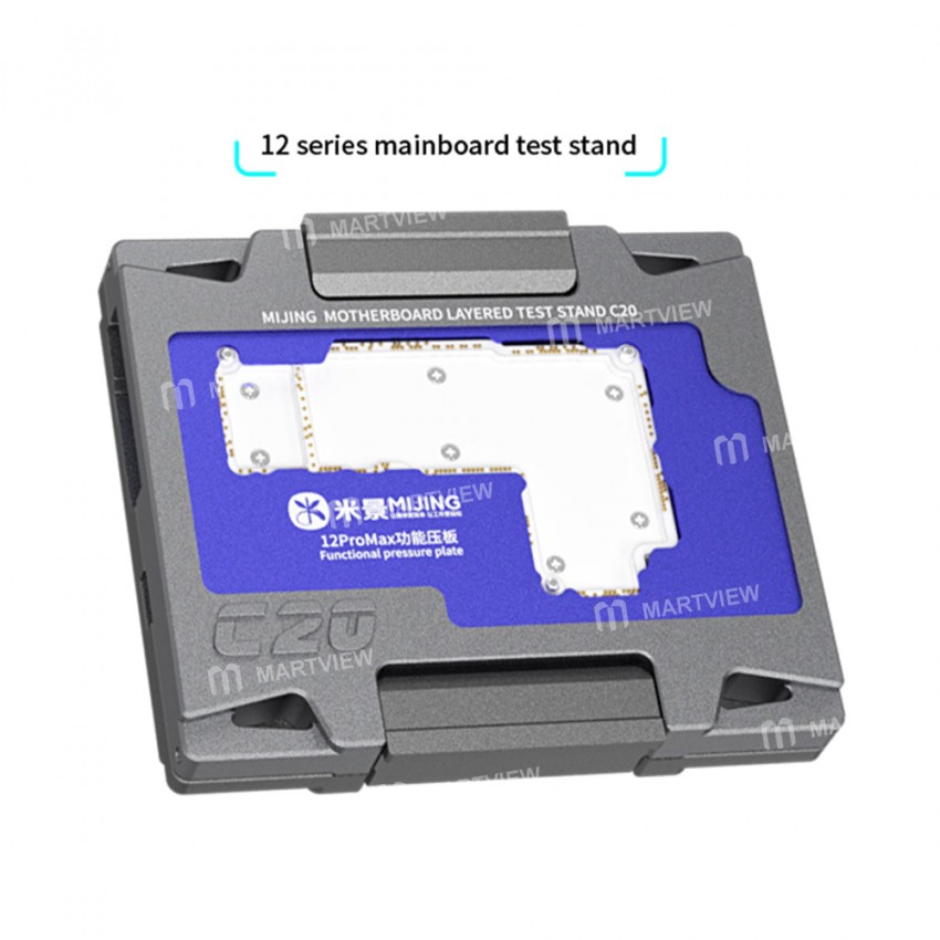 MiJing C20 Main Board Middle Layered Function Testing Fixture for iPhone 12 / 12 Pro / 12 Pro Max /