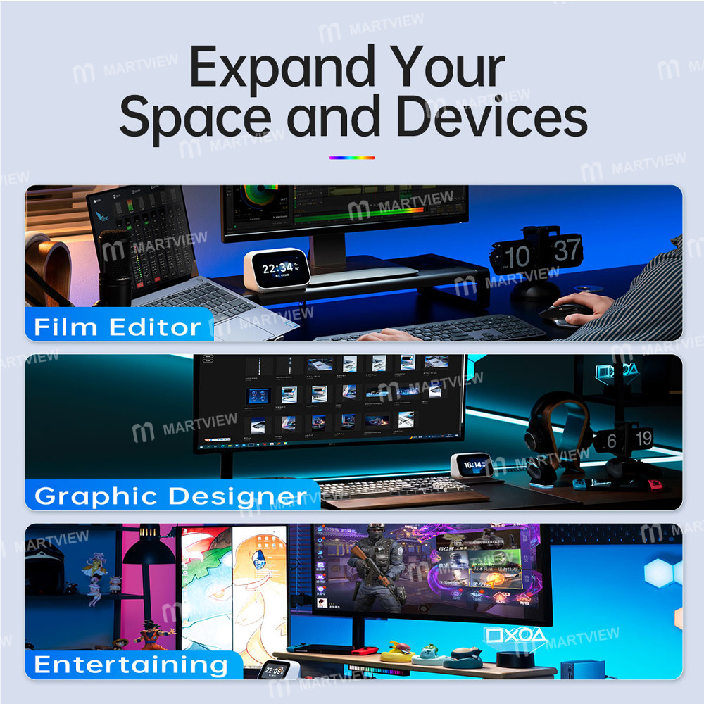 orico xdr-x11-12-in-1-type-c-hdmi-dp-4k-rj45-audio-jack-tf-sd-usb-30-5gbps-docking-station-13