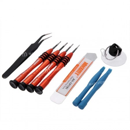JAKEMY JM-I83 10 in 1 Professional Screwdriver Set Spudger Prying Opening Tool Kit for Mobile Phone / Tablets Repair