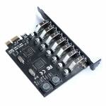 Desktop 7-ports PCI-E to USB 3.0 High-speed Expansion Card