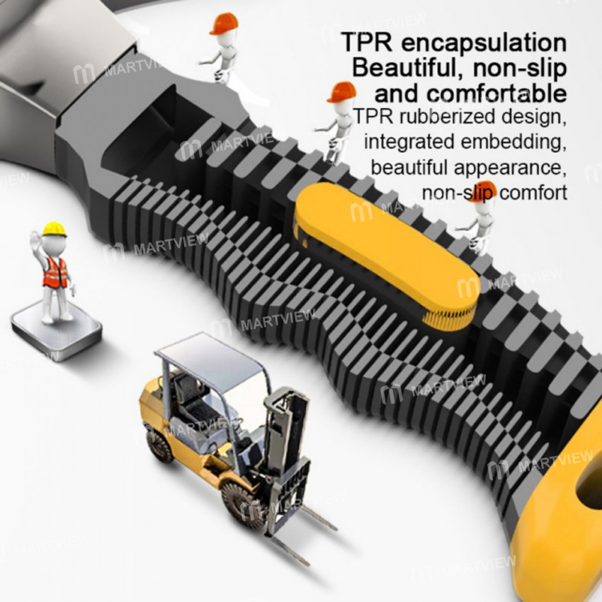 Deli 8OZ Multifunction TPR Handle Shockproof Stainless Steel Mini Claw Hammer
