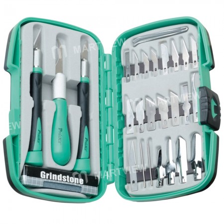 Pro'sKit PD-395A 30-in-1 Handmade Carving Repair Knife Set