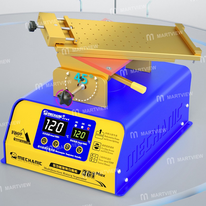 Mechanic 361 Max 360° Rotation Multifunction LCD Screen Heating Degumming Unframe Separator