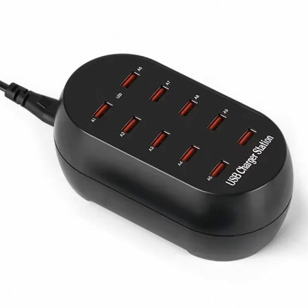 WLX-810 50W 10-Port Intelligent USB Charging Station