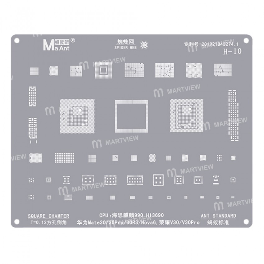 maant hw1-16-huawei-cpu-comprehensive-bga-reballing-stencil-set-10