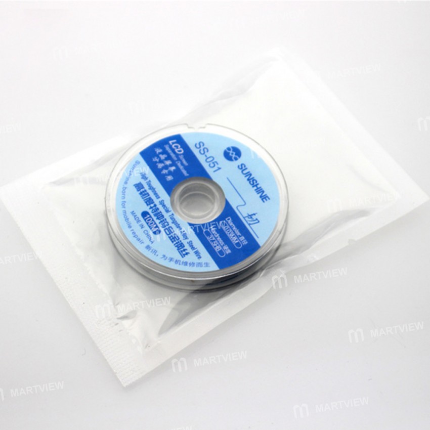 Sunshine SS-051 0.03mm 100M High Toughness Special Tungsten Alloy Wire for LCD Separate