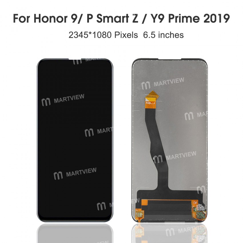 LCD Display Touch Screen Digitizer Assembly Replacement for Huawei Y9 Prime 2019 - Black