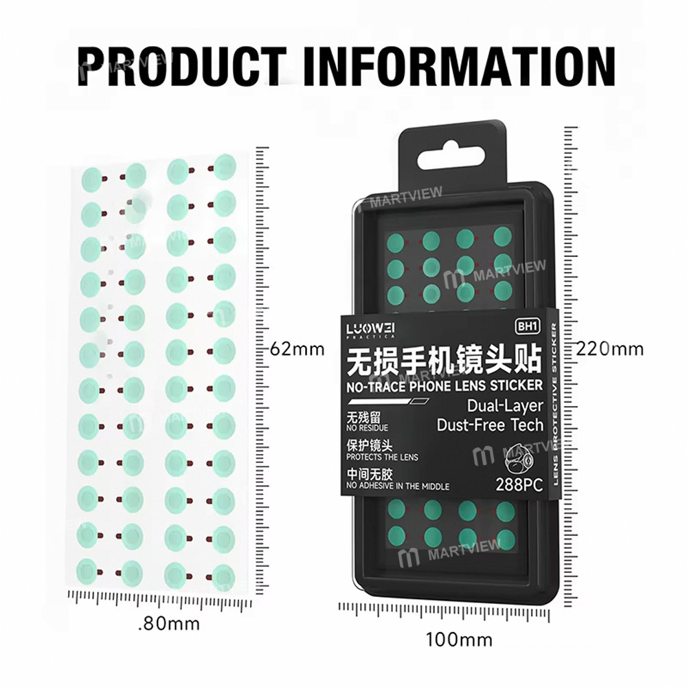luowei lw-bh1-mobile-phone-camera-lens-dust-dirt-proof-protective-stickers---288pcs-7
