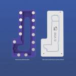 Mechanic iBGA-12 3D Middle Level Mainboard Positioning Platform Fixture Holder for iPhone 12 Pro