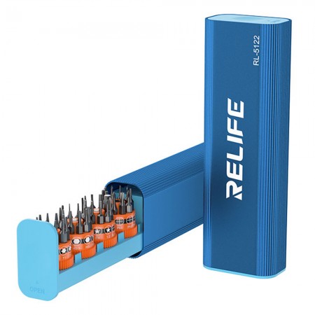 Relife RL-5122 43-in-1 Precision Magnetic Rotary Screwdriver Tool Set