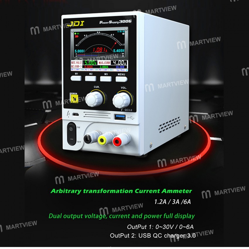 JDI HR3006 USB DC 30V 6A Intelligent DC Power Supply