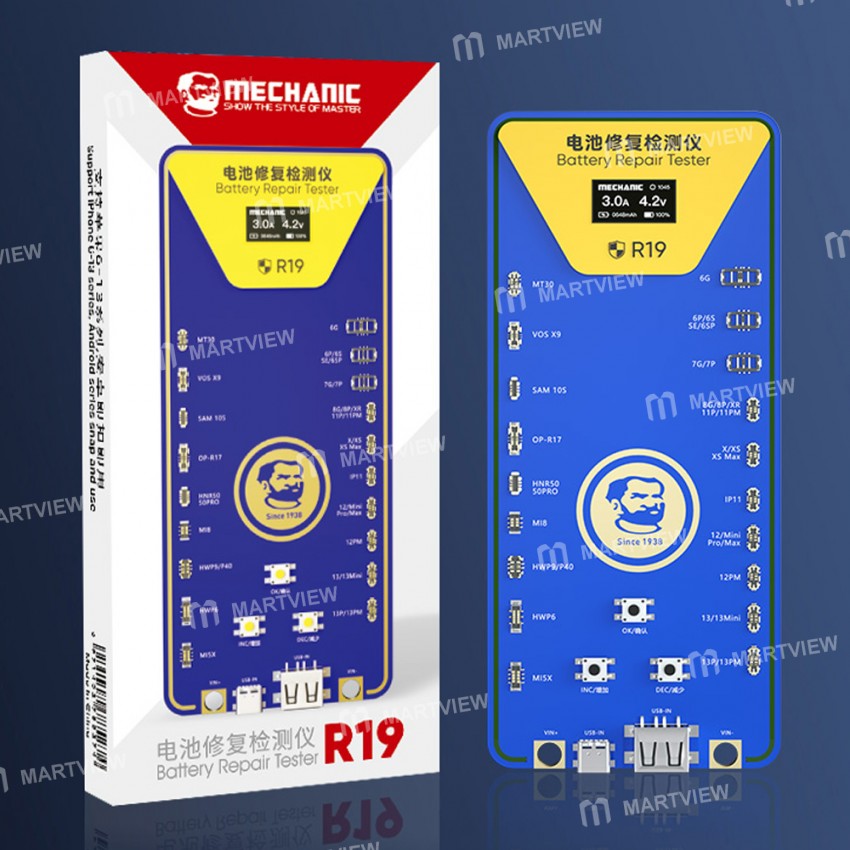 mechanic r19-battery-activated-repair-tester-for-iphone-11-to-13pro-max-and-android-phones-11