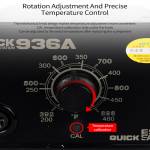 Quick 936A 220V 60W SMD Constant Temperature Antistatic Soldering Station