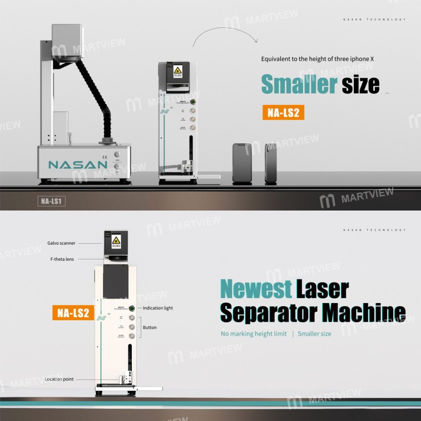 NASAN NA-LS2 Automatic LCD Laser Separation Machine for Battery Cover Separating Back Glass Refurbis