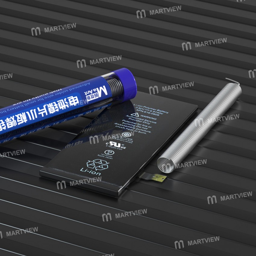 MaAnt M31 0.8mm Portable No-clean Battery Nickel Sheet Solder Wire - 3 Meter