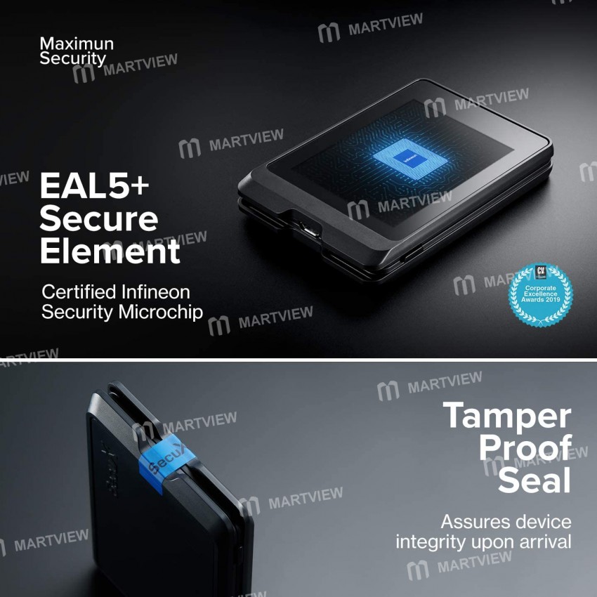 SecuX W10 Crypto Hardware Wallet - Infineon CCEAL5+ Secure Element- Malaysia