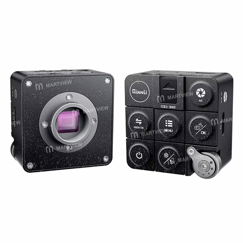 qianli super-cam-ai-gorilla-8mp-sony-sensor-4k-microscope-industrial-camera-with-zoom-handwheel-4