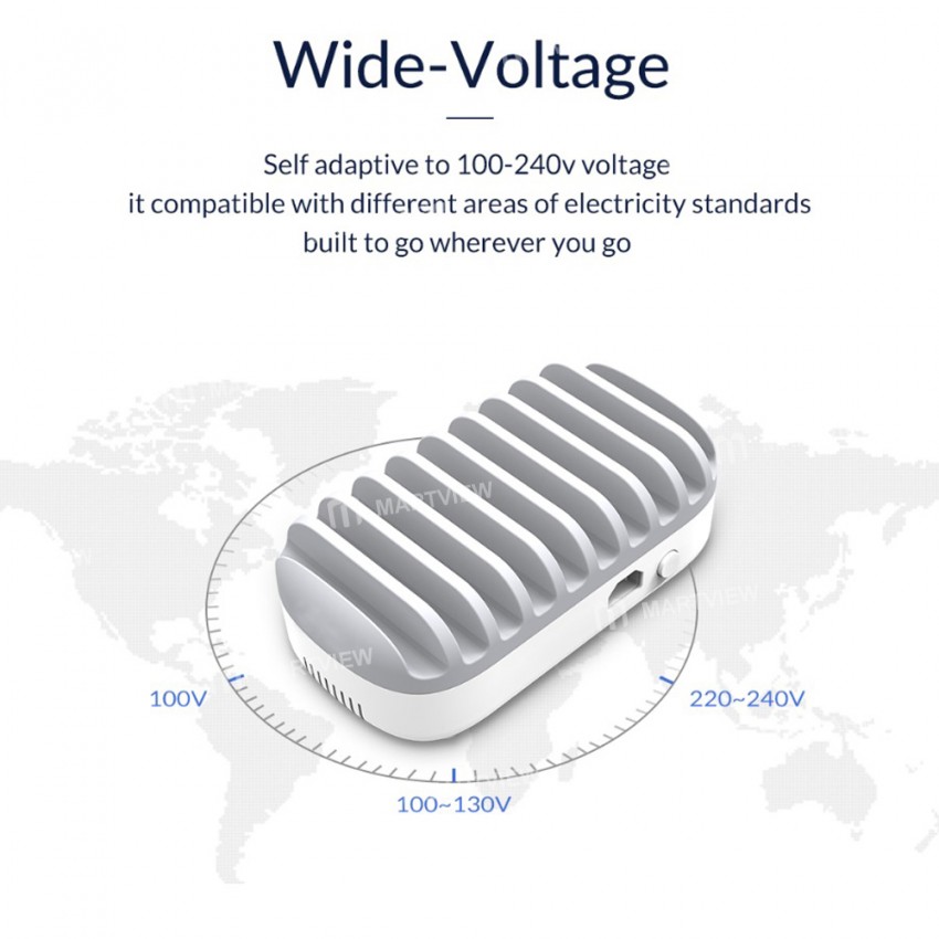 Orico DUK 10 Ports 120W USB Charger Station