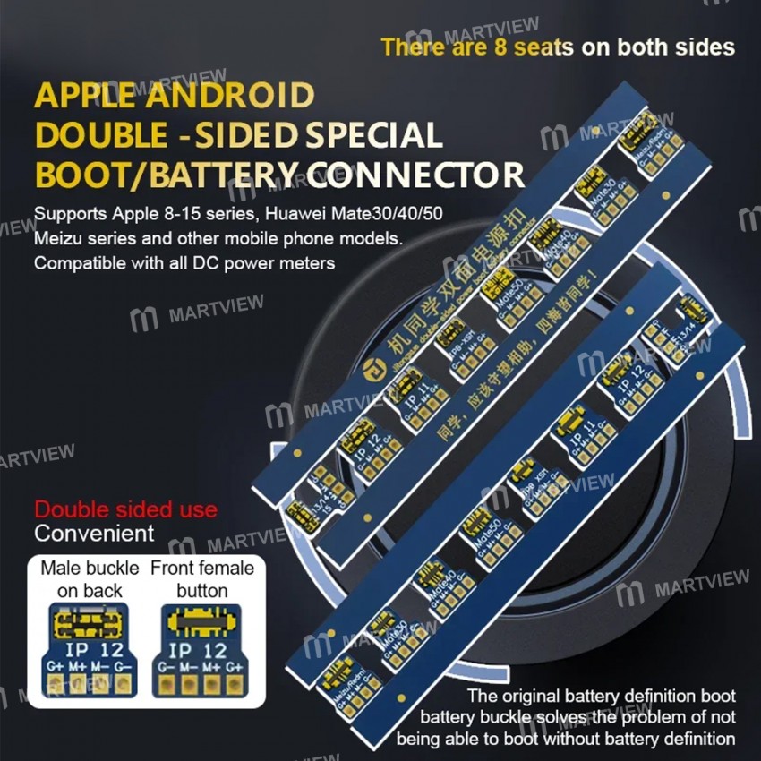 jtx double-sided-battery-buckle-for-iphone-8-15pm-huawei-mate-30-40-50-series--meizu-2