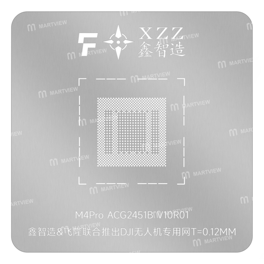 xzz 012mm-m4pro-acg2451b-v10r01-cpu-bga-reballing-stencil-for-dji-mavic-4-pro-drone