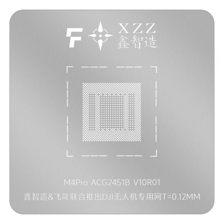 XZZ 0.12mm M4Pro ACG2451B V10R01 CPU BGA Reballing Stencil for DJI Mavic 4 Pro Drone