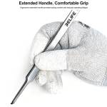 relife t2-extended-anti-magnetic-flat-round-tip-tweezers-for-smd-electronics-component-handling-7